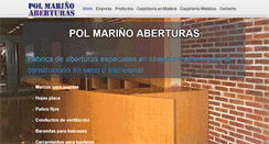 Desktop Screenshot of polmarinioaberturas.com.ar